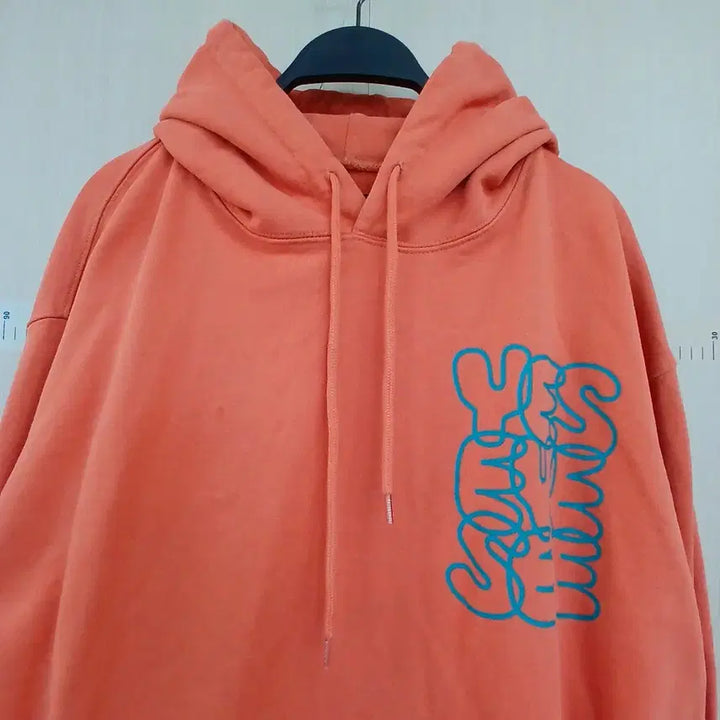 [BUNJANG] YESSEESEE Orange Hoodie / 예스아이씨 오렌지색 후드티