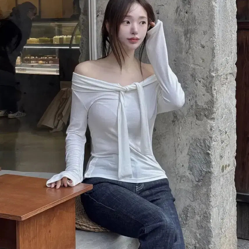 [BUNJANG] KindaMimi Multi Side Button T-shirt / 카인다미 멀티 사이드 버튼 티셔츠