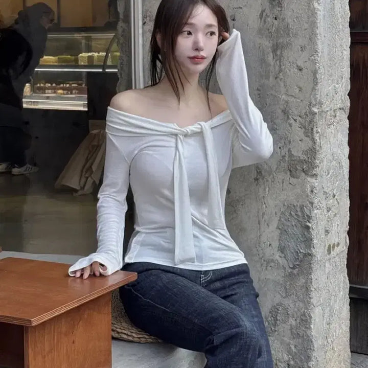 [BUNJANG] KindaMimi Multi Side Button T-shirt / 카인다미 멀티 사이드 버튼 티셔츠