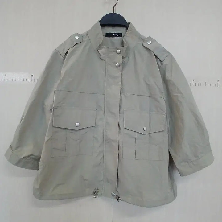 [BUNJANG] Bonie Spock Khaki Asrak Jumper 7-Sleeve / 보니 스팍 카키 아스락 점퍼 7부소매