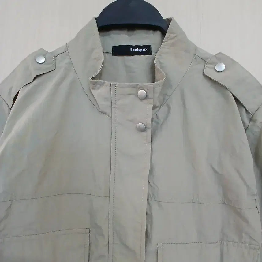 [BUNJANG] Bonie Spock Khaki Asrak Jumper 7-Sleeve / 보니 스팍 카키 아스락 점퍼 7부소매