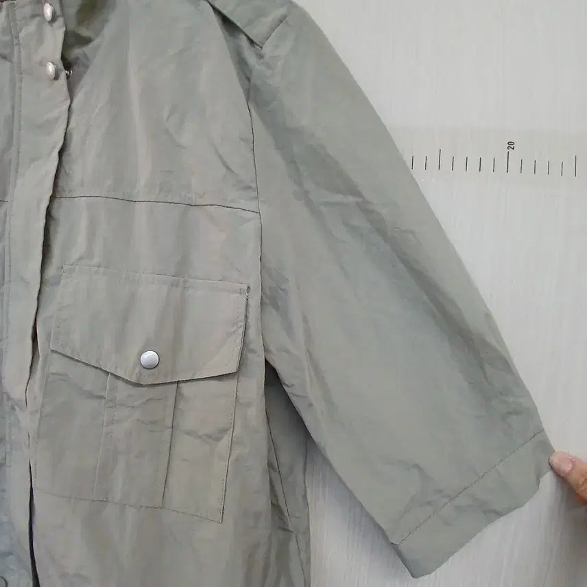 [BUNJANG] Bonie Spock Khaki Asrak Jumper 7-Sleeve / 보니 스팍 카키 아스락 점퍼 7부소매