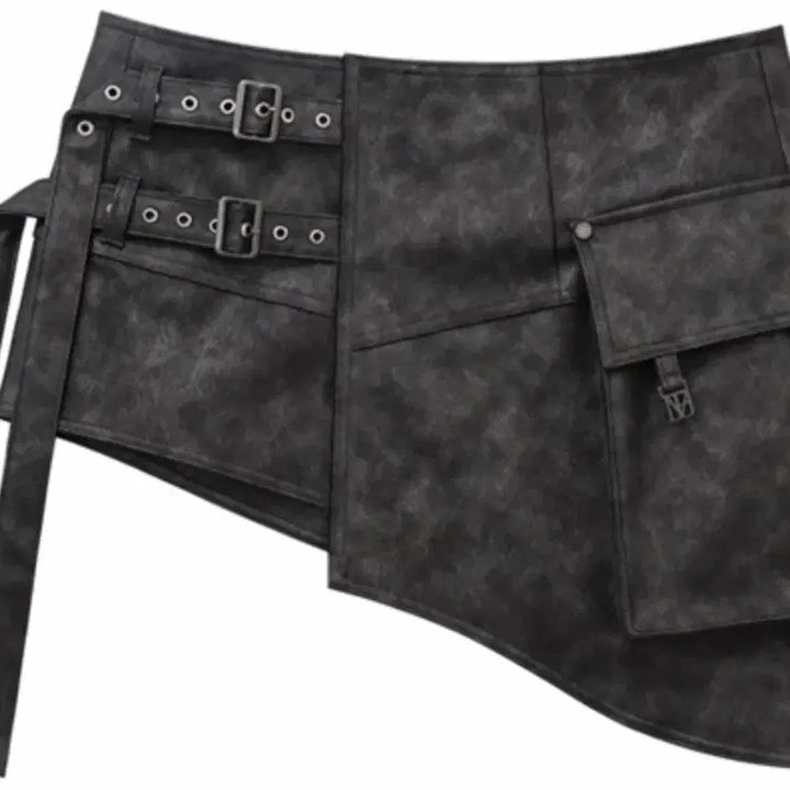 [BUNJANG] Triming Bird Layered Cargo Mini Skirt / 새상품) 트리밍버드 레이어드 카고 미니 스커트