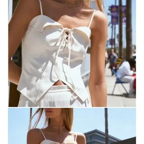 [BUNJANG] Sleeveless Top Ivory / 시티브리즈 슬리브리스탑