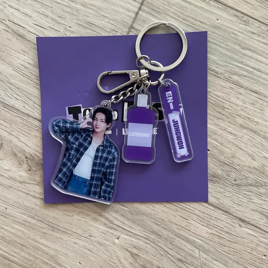 [BUNJANG] ENHYPEN Jungwon Acrylic Listerine Keyring / ENHYPEN 정원 Jungwon 아크릴 리스테린 키링
