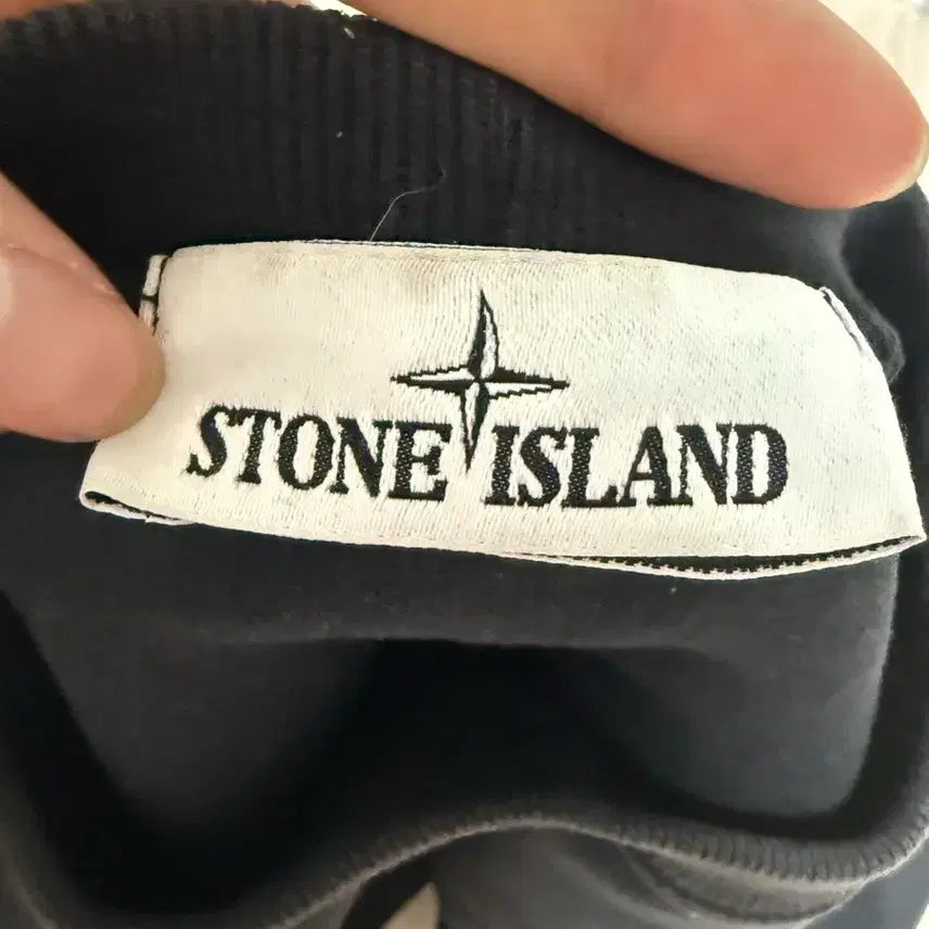 [BUNJANG] Stone Island Black Sweatshirt M / 스톤아일랜드 블랙 맨투맨