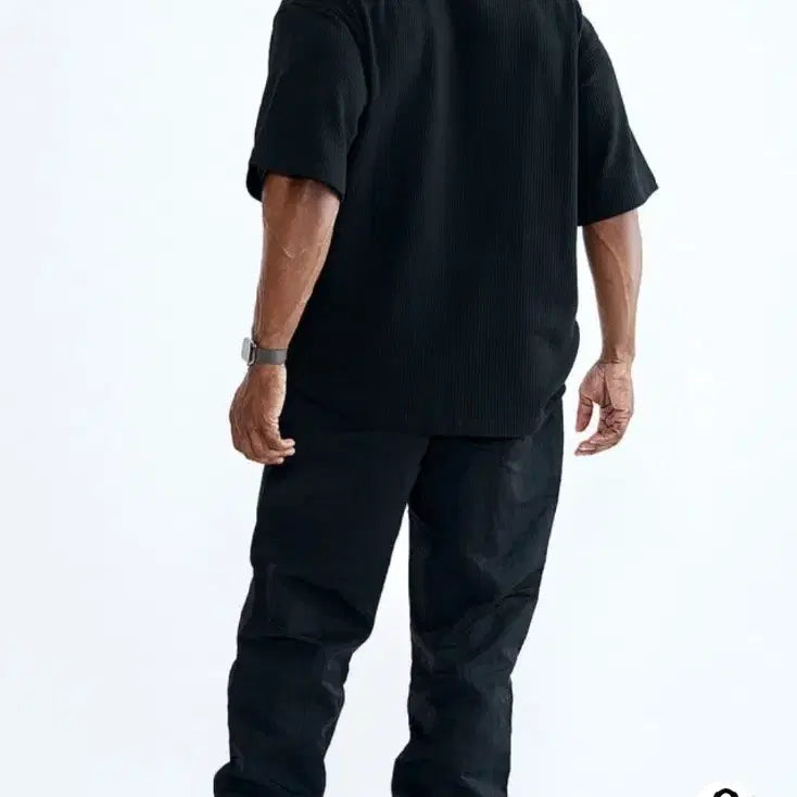 [BUNJANG] Black Mamba Oversized Waffle Pocket Short-Sleeve T-Shirt (L) / 블랙맘바 오버핏 와플 포켓 반팔 티셔츠 (L)