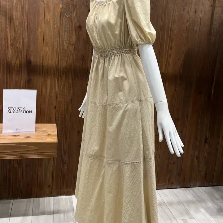 [BUNJANG] JIGOTT Square Neck Dress / [새상품] 지컷 스퀘어넥 원피스 S