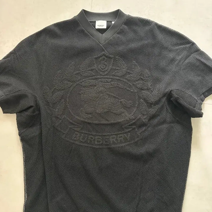 [BUNJANG] Burberry Technical Cotton Oversized T-Shirt / 버버리 테크니컬 코튼 오버사이즈 티셔츠