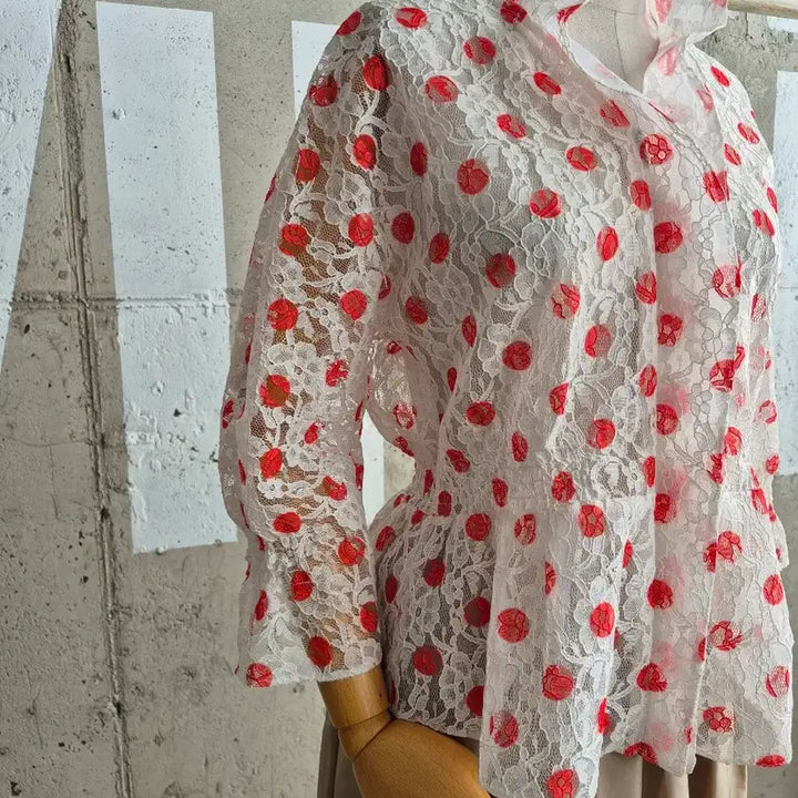 [SOLD OUT] 세일)더아이잗컬렉션 레이스 프릴자켓