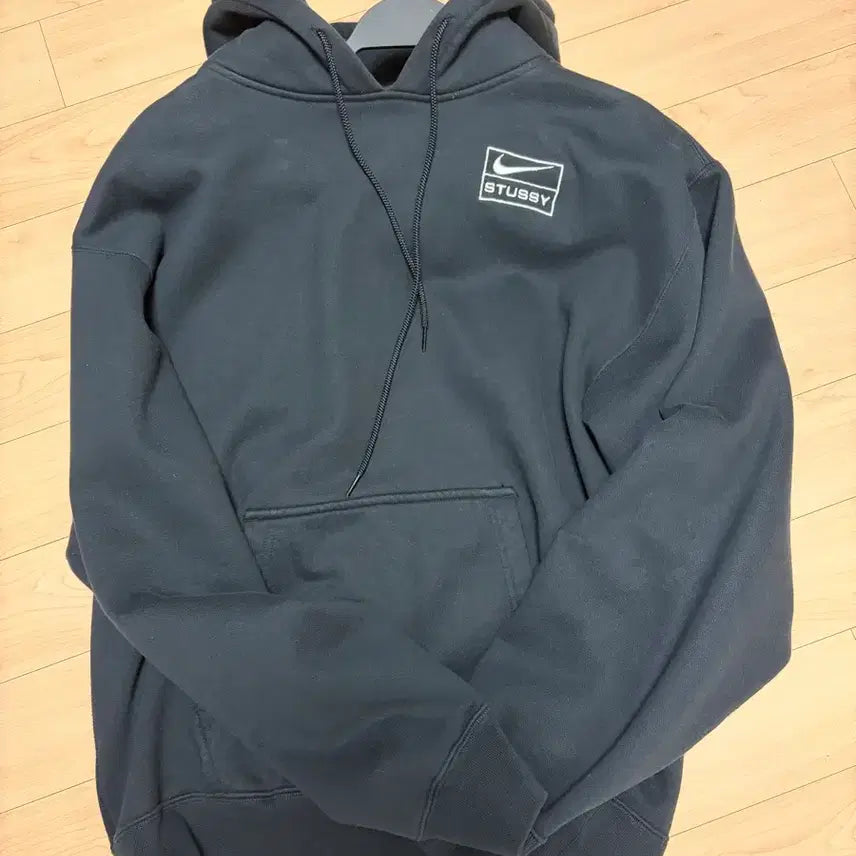 [BUNJANG] Nike x Stussy Collaboration Hoodie Black / [XS] 나이키 X 스투시 콜라보 후드 블랙