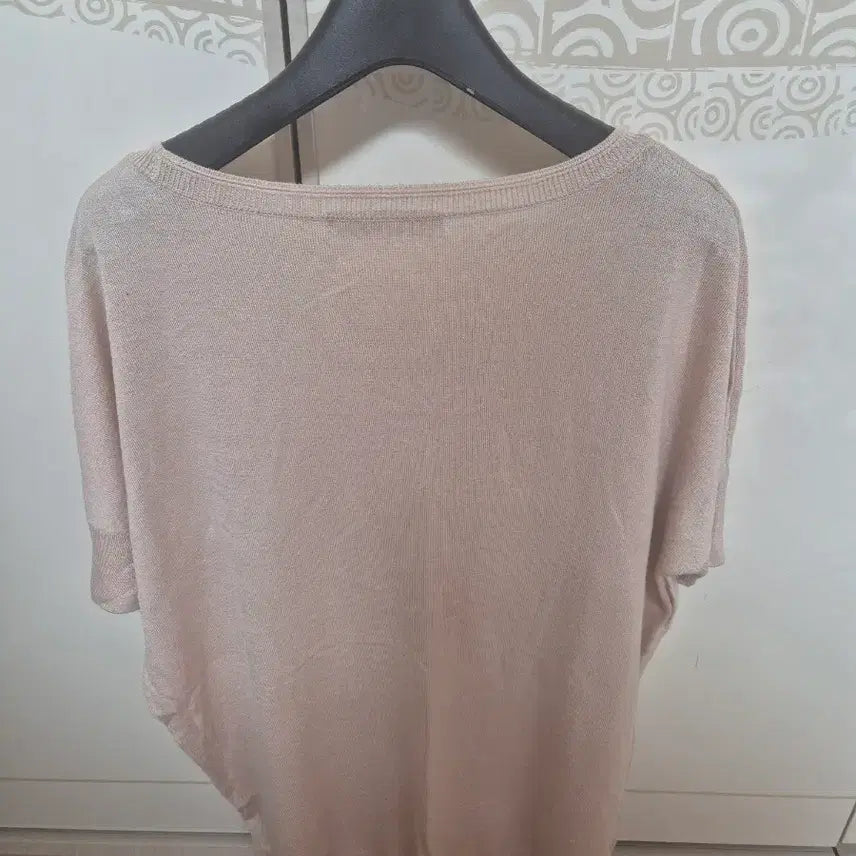 [BUNJANG] LIST Short-Sleeve Knit T-Shirt Oversized Fit / 리스트 반팔 니트 티셔츠 오버핏