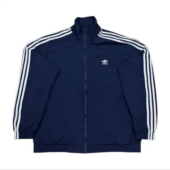 [BUNJANG] Adidas Woven Firebird Tracktop Jacket Navy / 아디다스 우븐 파이어버드 트랙탑 자켓