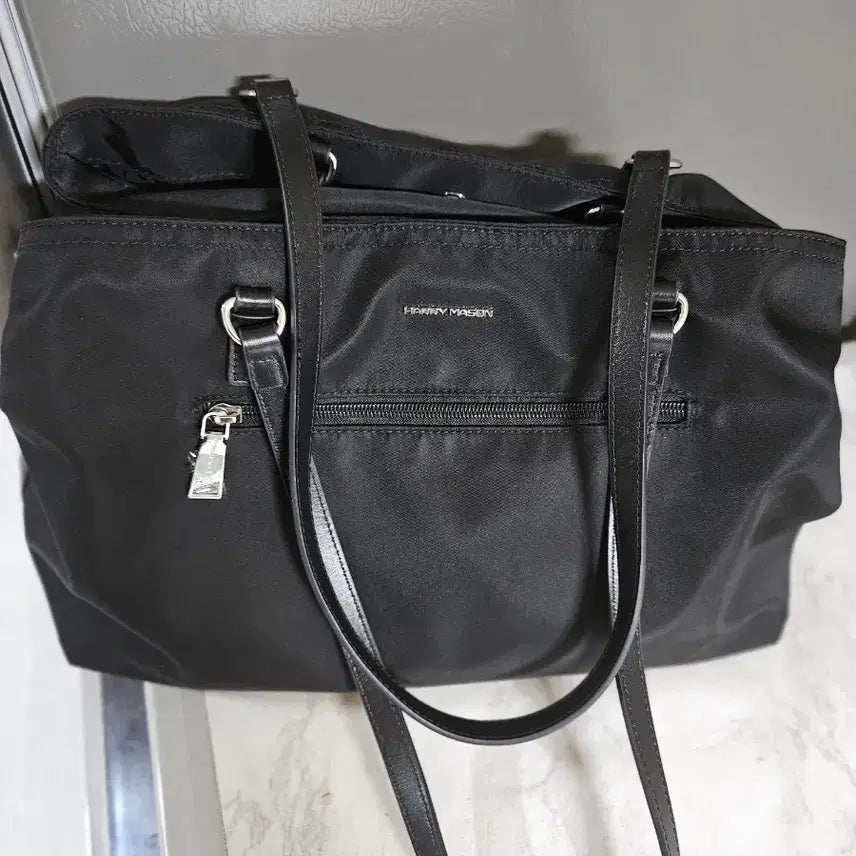 [BUNJANG] Harry Mason Black Tote Bag / 해리메이슨 블랙 토트백 여성 가방