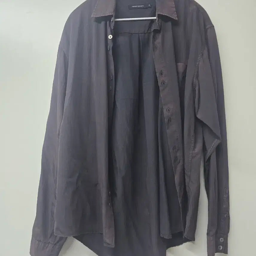 [BUNJANG] HAECHING ROOM Lana Shirt Maroon Size 3 / 해칭룸 라나 셔츠 마룬 3사이즈