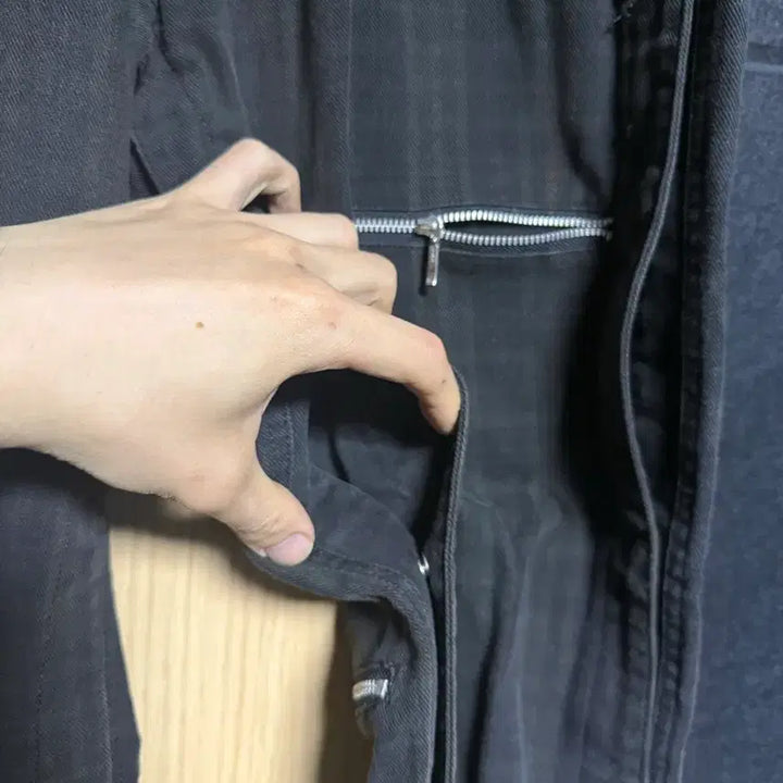 [BUNJANG] Grunge Snap Open Pants / 그런지 스냅 오픈 팬츠