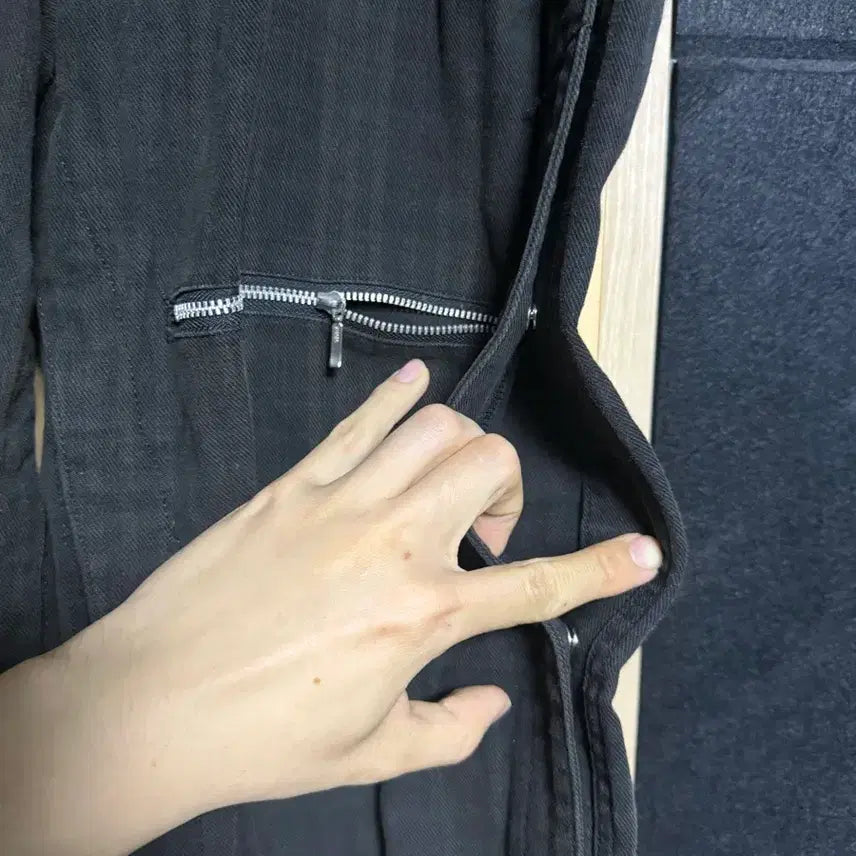 [BUNJANG] Grunge Snap Open Pants / 그런지 스냅 오픈 팬츠