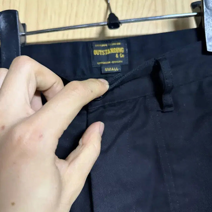 [BUNJANG] Outstanding Black Fatigue Chino Pants / 아웃스탠딩 블랙 퍼티그 치노 팬츠