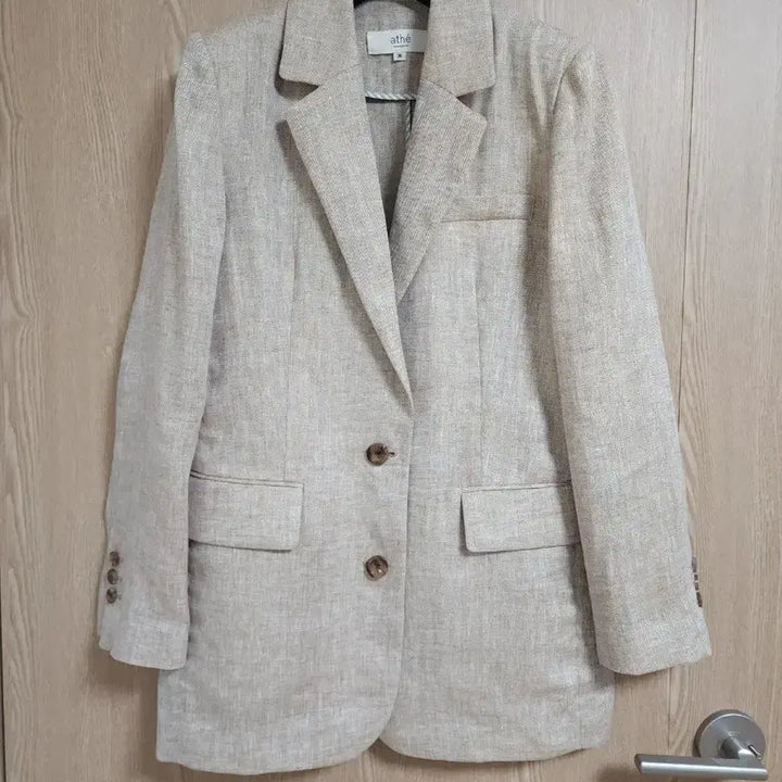 [BUNJANG] Atelier Vanessa Bruno 21SS Herringbone Linen Jacket Size 36 / 아떼바네사부르노) 36 사이즈 21SS 헤링본 린넨자켓