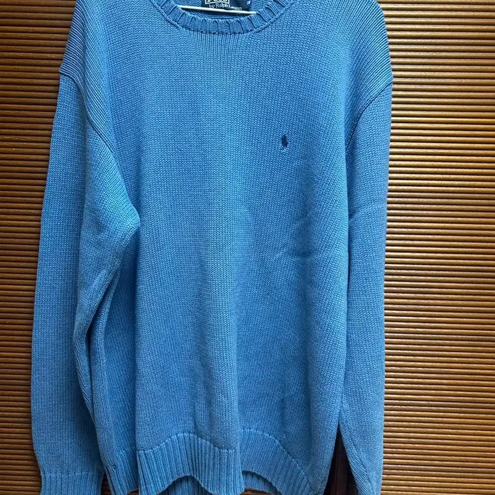[BUNJANG] Polo Ralph Lauren Knit Sweater Sky Blue / 폴로 니트 110