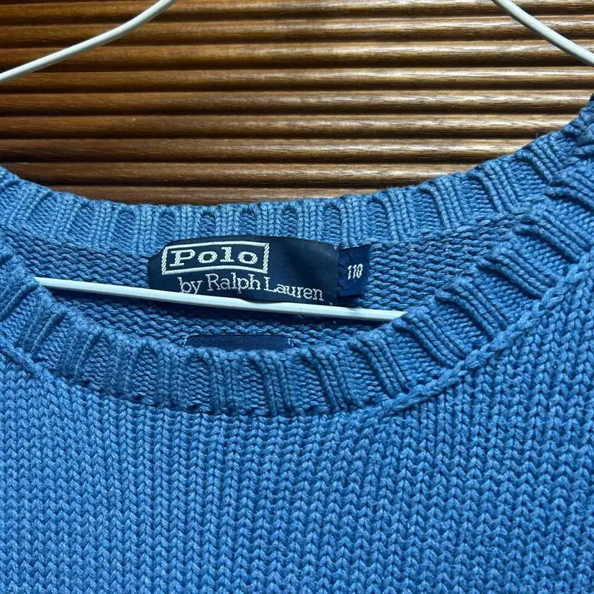 [BUNJANG] Polo Ralph Lauren Knit Sweater Sky Blue / 폴로 니트 110