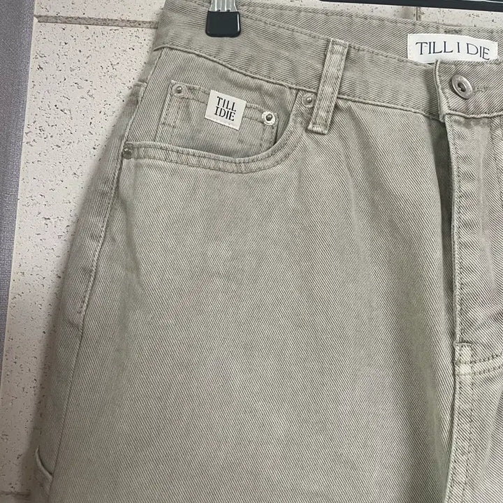 [BUNJANG] Till I Die Cargo Pigment Denim Pants Beige / 틸아이다이 카고 피그먼트 데님 팬츠 베이지 (M)새상품
