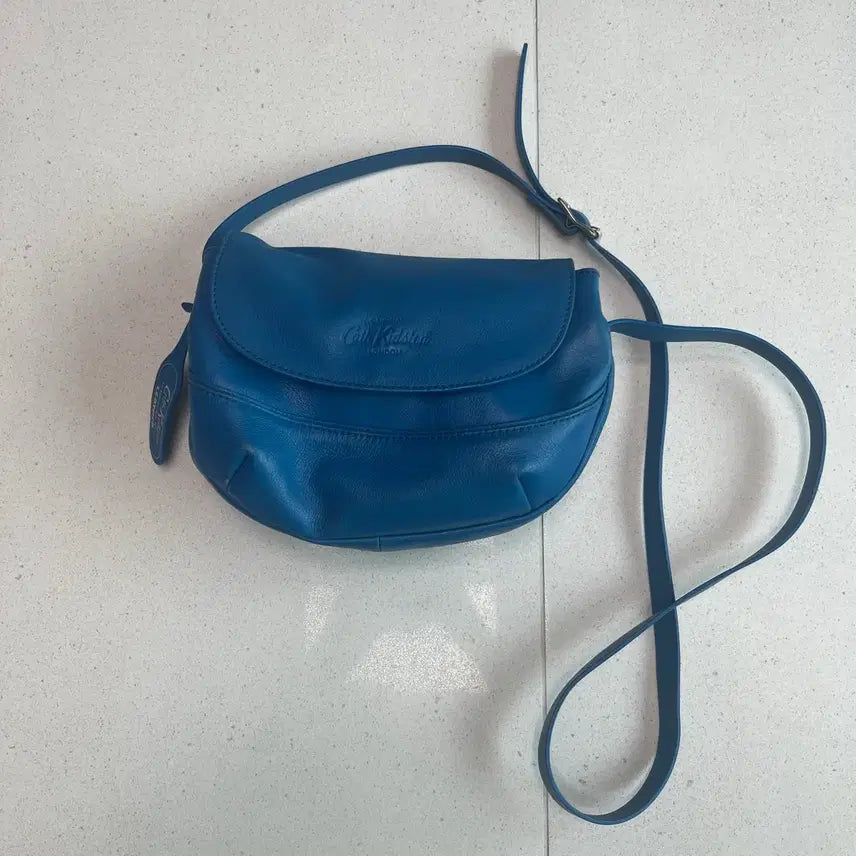 [BUNJANG] Cath Kidston Blue Crossbody Bag / 캐스키드슨 블루 크로스백 가방