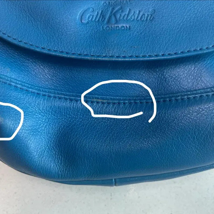 [BUNJANG] Cath Kidston Blue Crossbody Bag / 캐스키드슨 블루 크로스백 가방