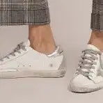 [BUNJANG] Golden Goose Superstar Sneakers White Silver / 거의새거) 골든구스 슈퍼스타 화이트 실버 스니커즈