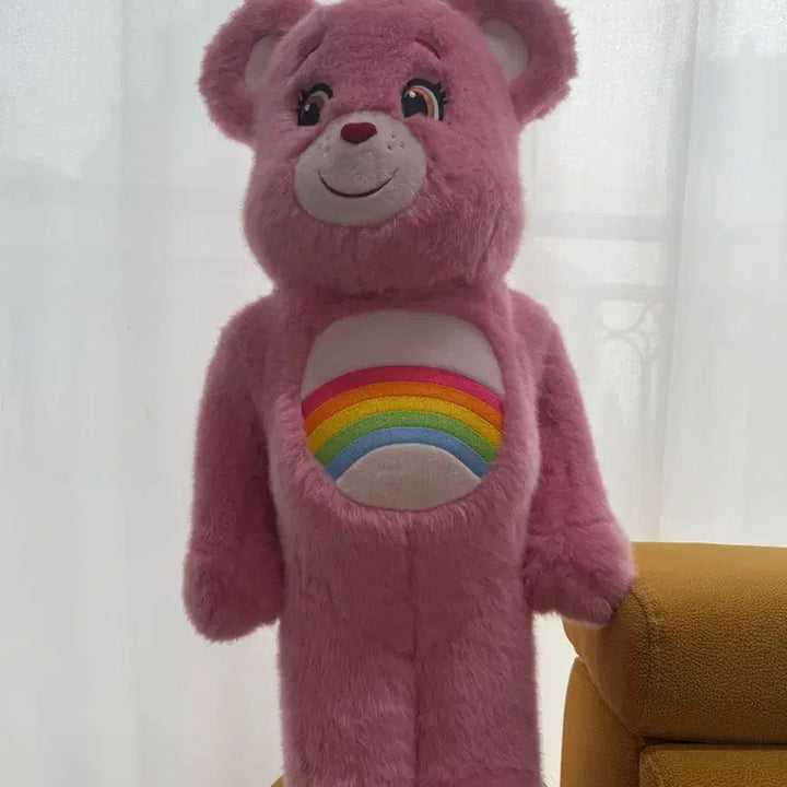 [BUNJANG] Bearbrick 1000% Care Bear Pink Rainbow / 베어브릭 1000 케어 베어 핑크 레인보우
