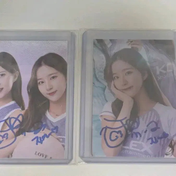 [BUNJANG] Kim Jin-ah Cheerleader Signed Photocard Set (2 pcs) / 치어리더 김진아 싸인 포토카드 2장
