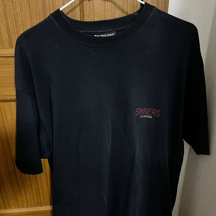[BUNJANG] Balenciaga Sinners Black Short Sleeve T-Shirt XS / 발렌시아가 Sinners 블랙 반팔 xs