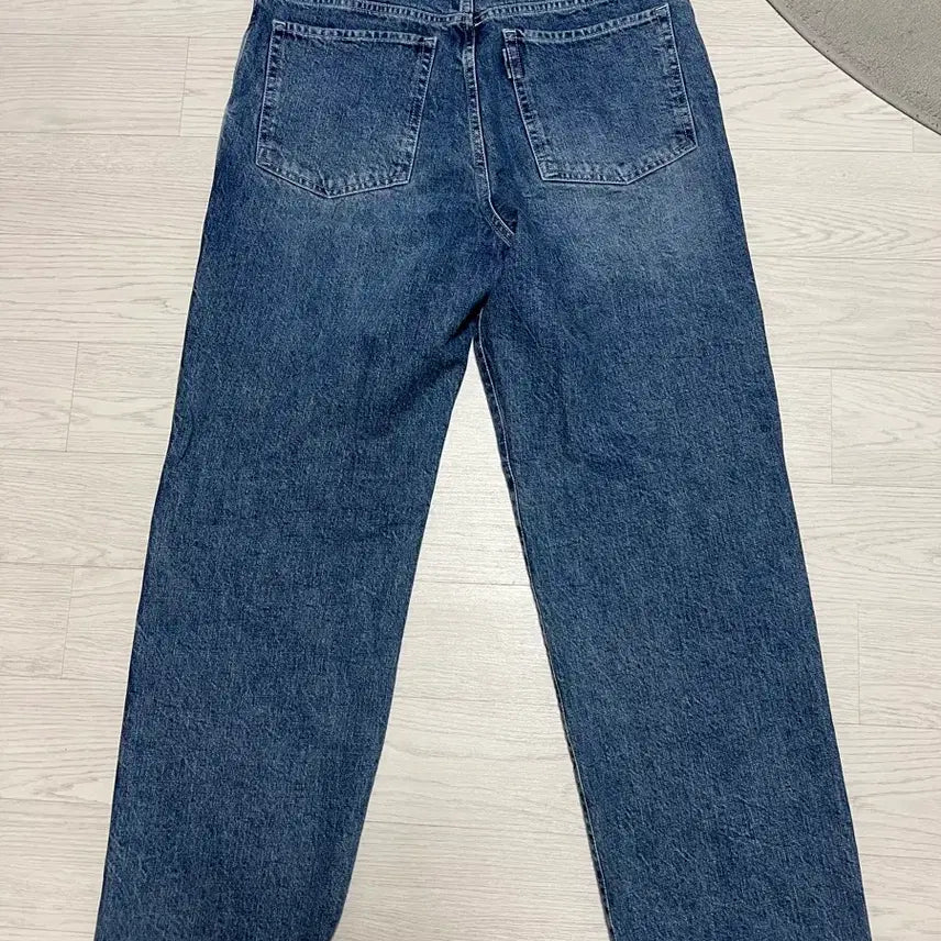 [BUNJANG] Pottery Wide Denim Mid Blue Size 3 / 포터리 와이드데님 미드블루 3사이즈