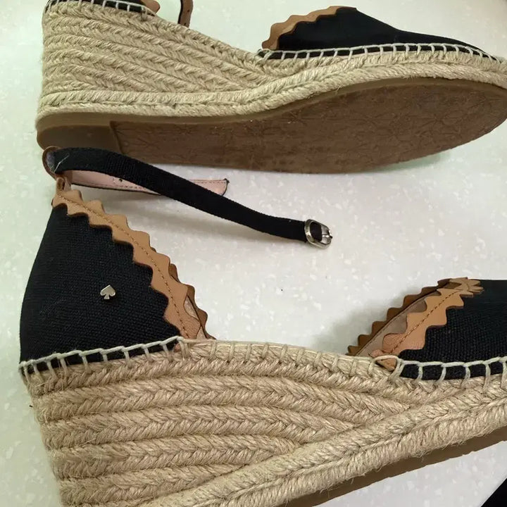 [BUNJANG] Kate Spade Navy Wedge Sandals (US Size 7) / 케이트 스페이드 웨지샌들 245