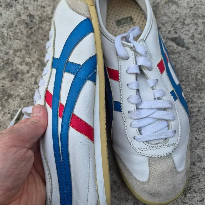 [BUNJANG] Onitsuka Tiger Mexico 66 Tricolore Sneakers / 오니츠카타이거 멕시코 66 트리콜로 (280)