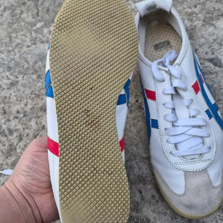[BUNJANG] Onitsuka Tiger Mexico 66 Tricolore Sneakers / 오니츠카타이거 멕시코 66 트리콜로 (280)