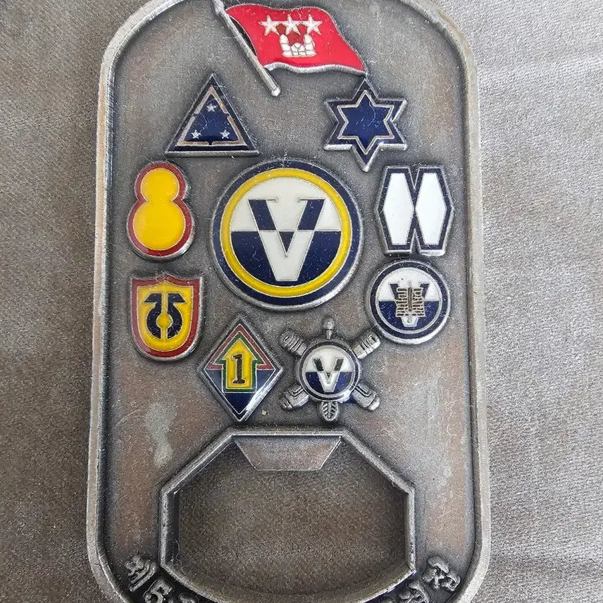 [BUNJANG] 5th Division Bottle Opener Unit Coin / 5군단 병따개 부대코인