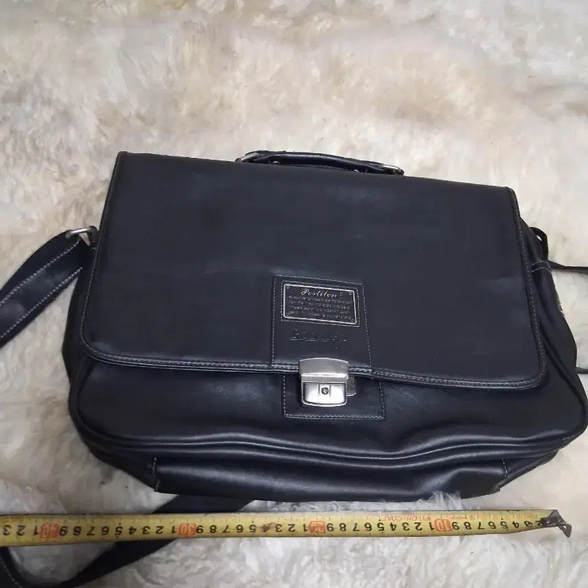 [BUNJANG] Hazzys Black Briefcase / 헤지스 블랙 서류 가방