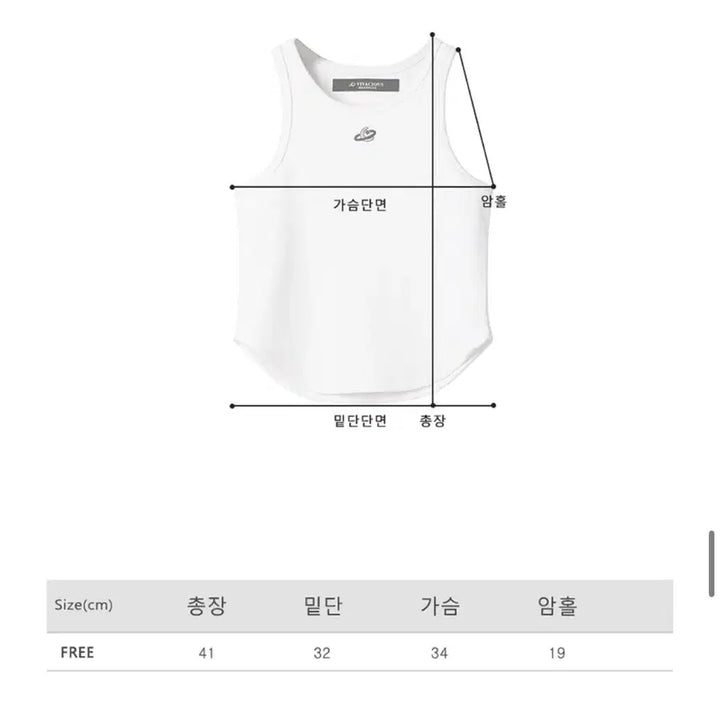 [BUNJANG] Urban Dress Cropped Sleeveless T-Shirt / 어반드레스 크롭 민소매 티셔츠