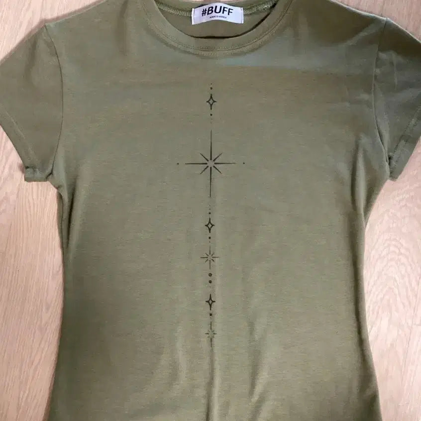 [BUNJANG] Khaki Short-Sleeve T-Shirt / 카키 반팔