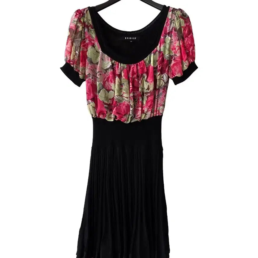 [BUNJANG] Egoist Chiffon Knit Dress / S/에고이스트 쉬폰 니트원피스