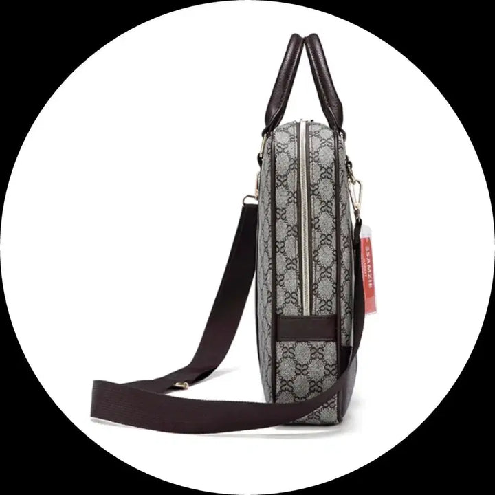 [BUNJANG] SSAMZIE Genuine GG Canvas Business Briefcase / J5 A급 SSAMZIE 브랜드 정품 고급스러운 비즈니스 가방 판매해요