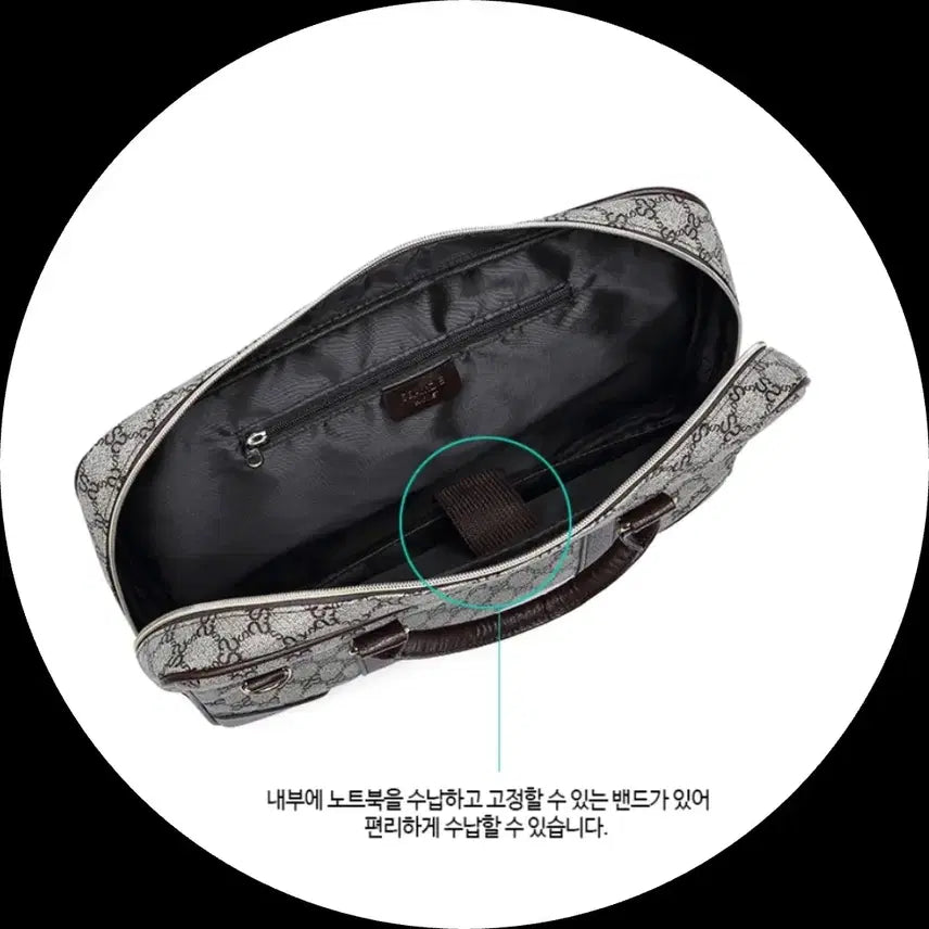 [BUNJANG] SSAMZIE Genuine GG Canvas Business Briefcase / J5 A급 SSAMZIE 브랜드 정품 고급스러운 비즈니스 가방 판매해요
