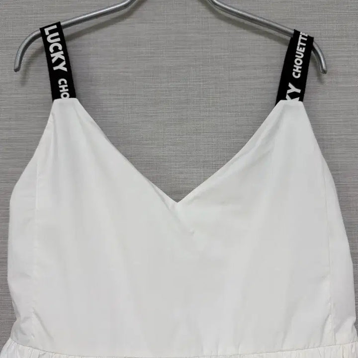 [BUNJANG] Lucky Chouette White Strap Dress / 럭키슈에뜨 화이트 끈 원피스