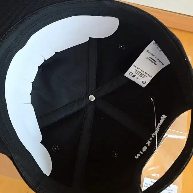 [BUNJANG] Kamiene x Coin Seoul K Logo Ball Cap Black / 카미엔 x 코인서울 K로고 볼캡 블랙