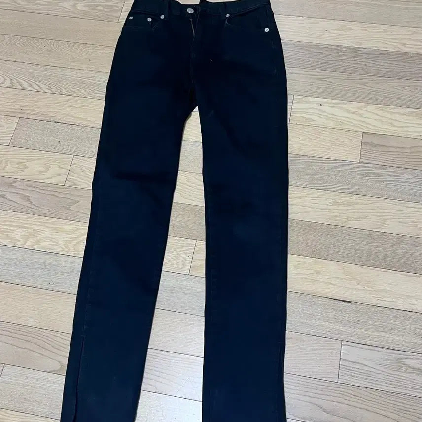 [BUNJANG] Faded Jade Black Slit Jeans / 페일제이드 슬릿진 블랙