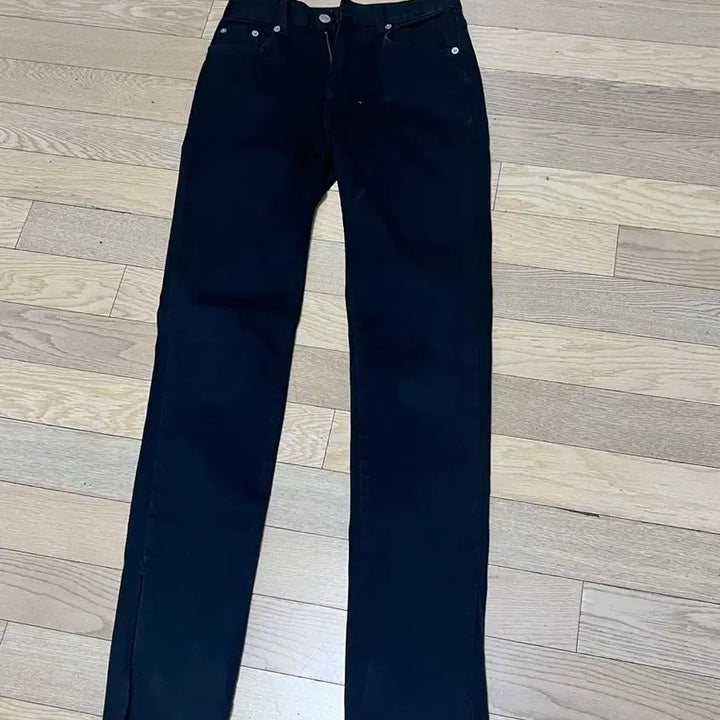 [BUNJANG] Faded Jade Black Slit Jeans / 페일제이드 슬릿진 블랙