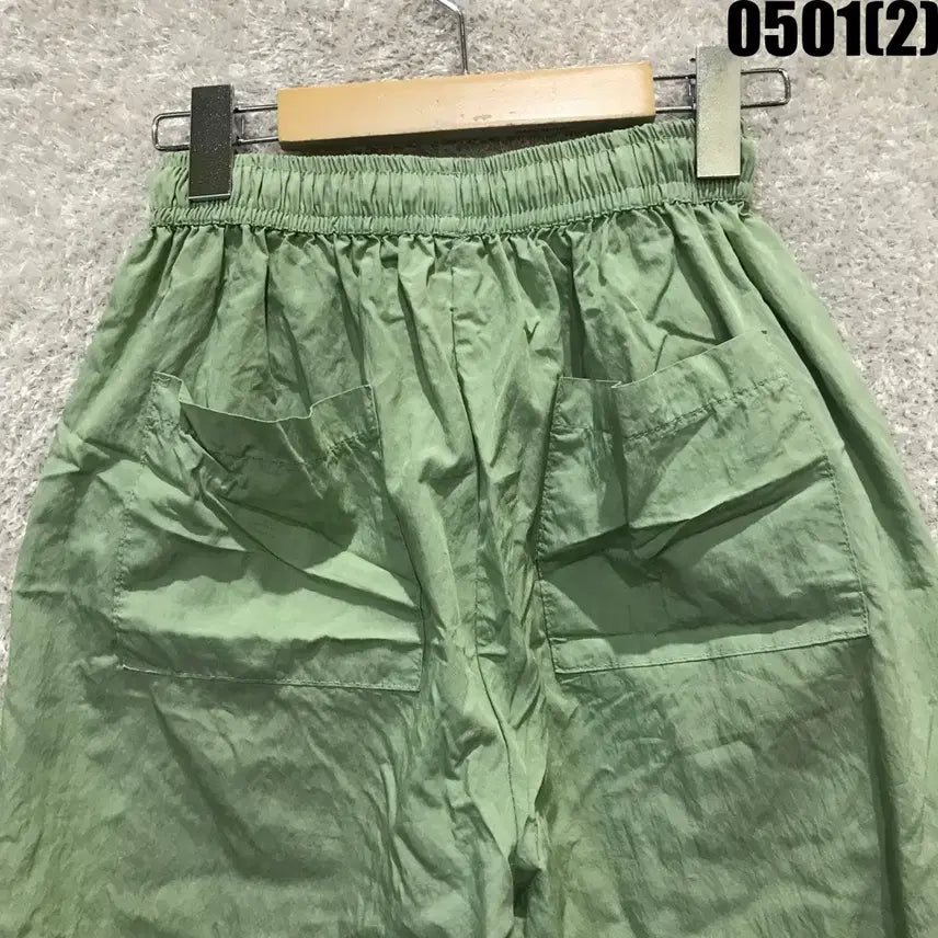 [BUNJANG] Li bre Mint Linen Wide Pants (Size 30) / Li bre 민트색 여성용 린넨 와이드 팬츠 30
