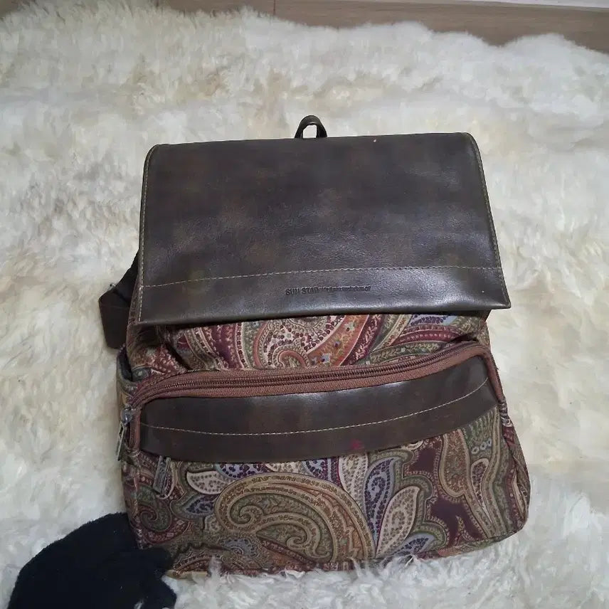 [BUNJANG] Sunstyle Vintage Paisley Backpack / 썬스타일 빈티지 페이즐리 백팩