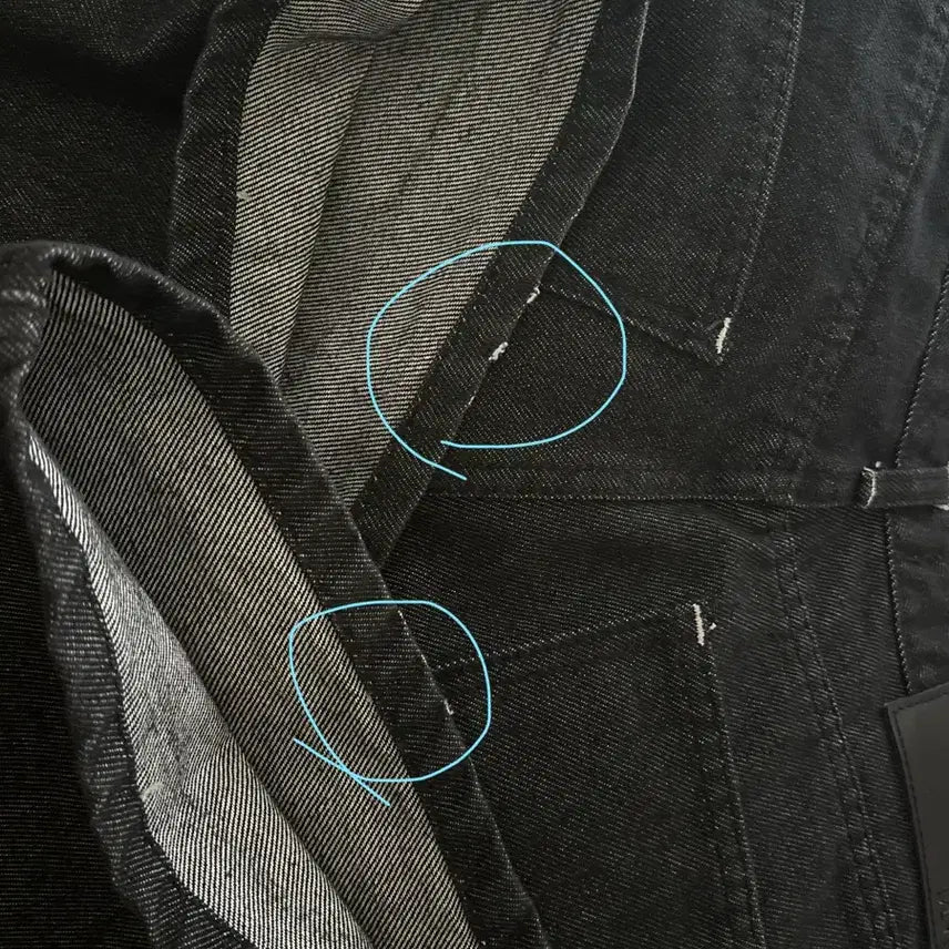 [BUNJANG] Autumn Vetec Non-Fade Denim Black S / 어텀 바텍 논페이드 데님 블랙s